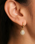Celestial Halo Drop Earrings
